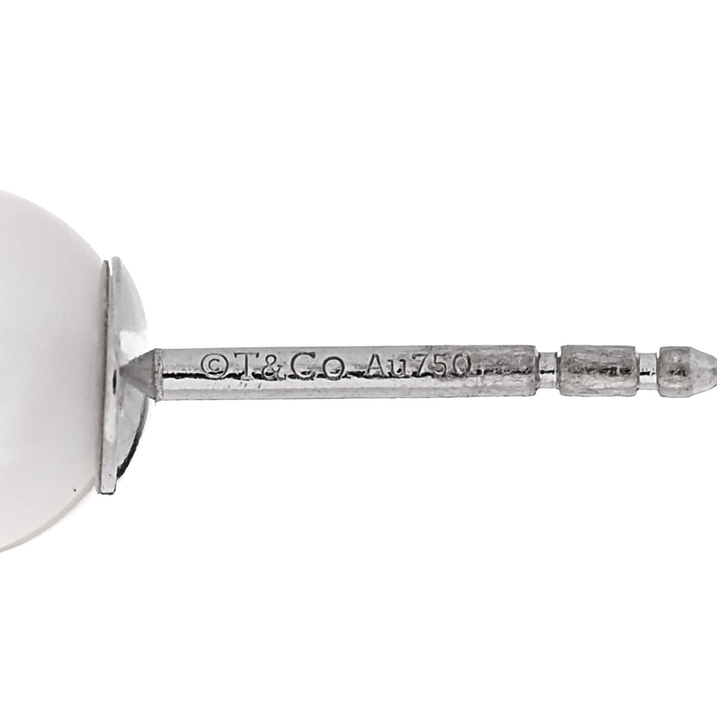 18K White Gold Akoya Pearl 6-6.5mm Signature Earrings