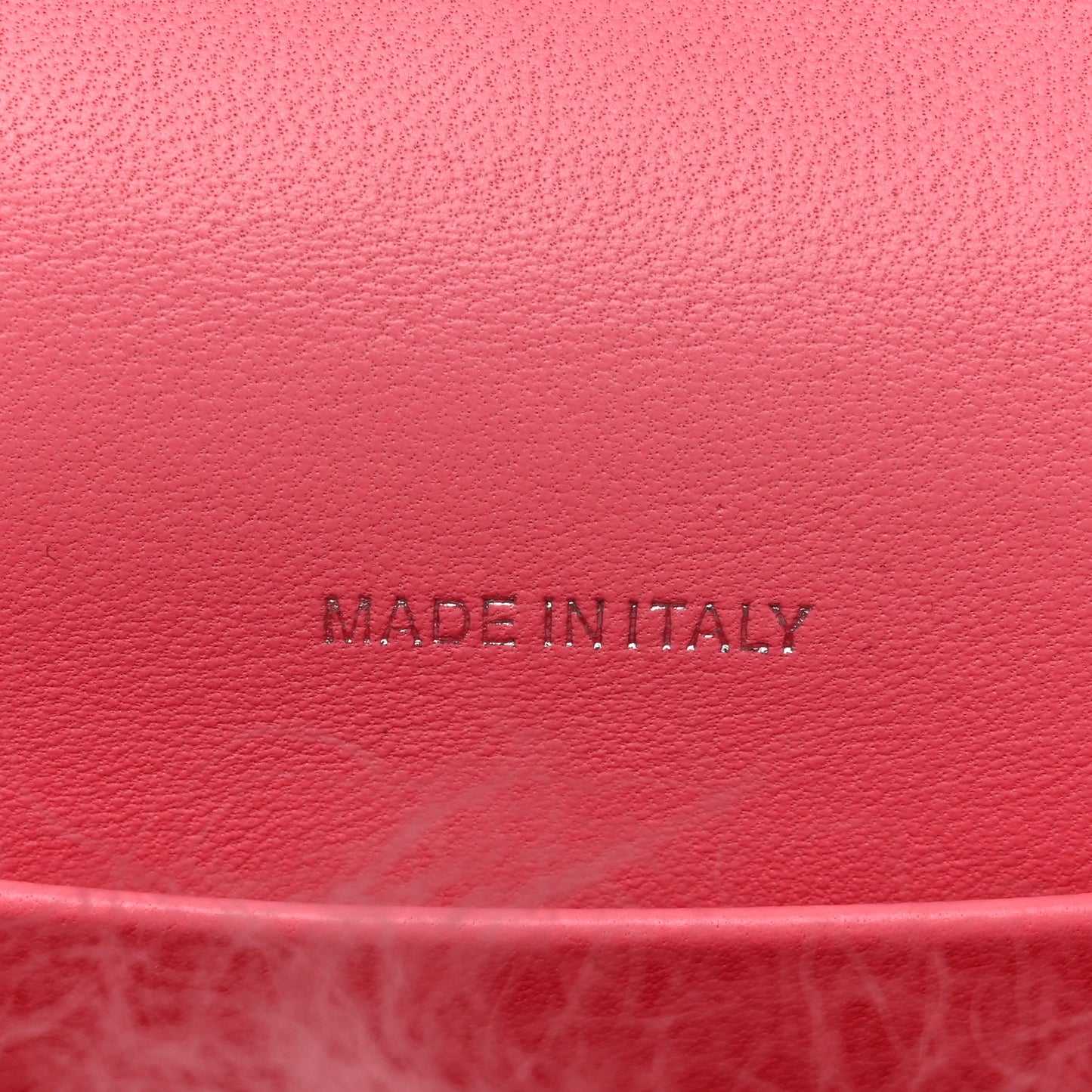 Shearling Lambskin CC Hook Card Holder Pink