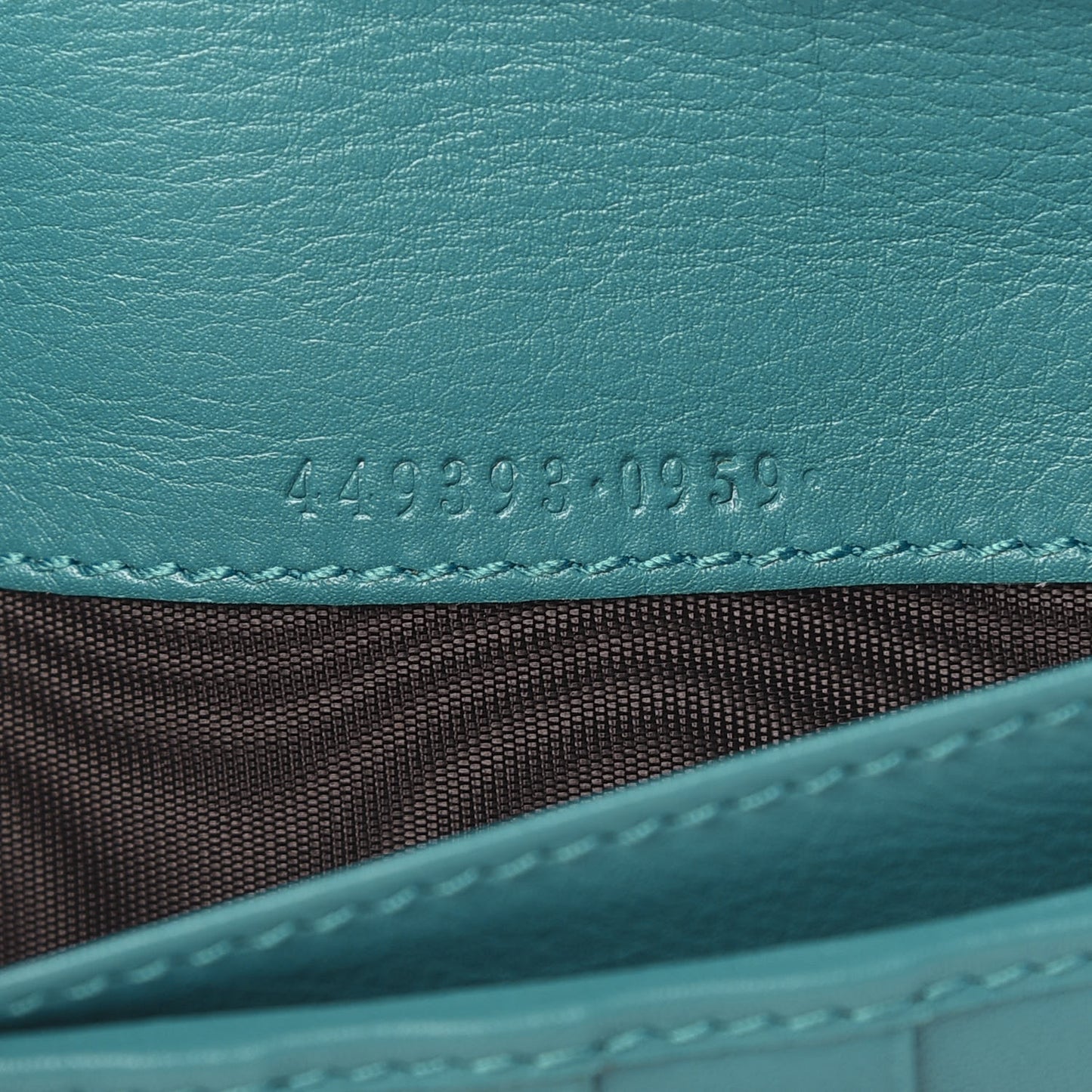 Microguccissima Continental Flap Wallet Deep Cobalt