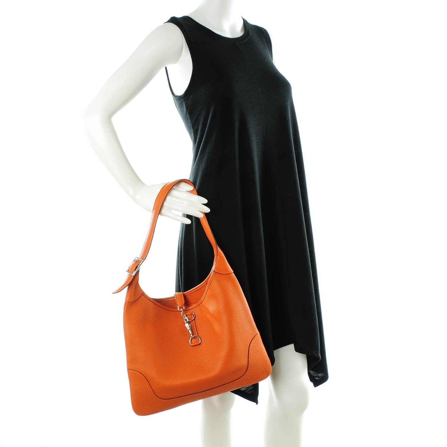 Hermes Togo Trim 35 Hobo Orange 2 of 7