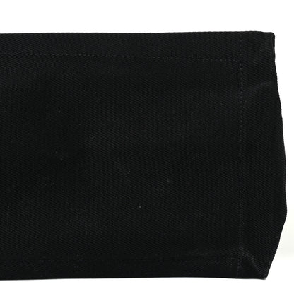 Saint Laurent Linen Calfskin Rive Gauche Tote Black 11 of 19