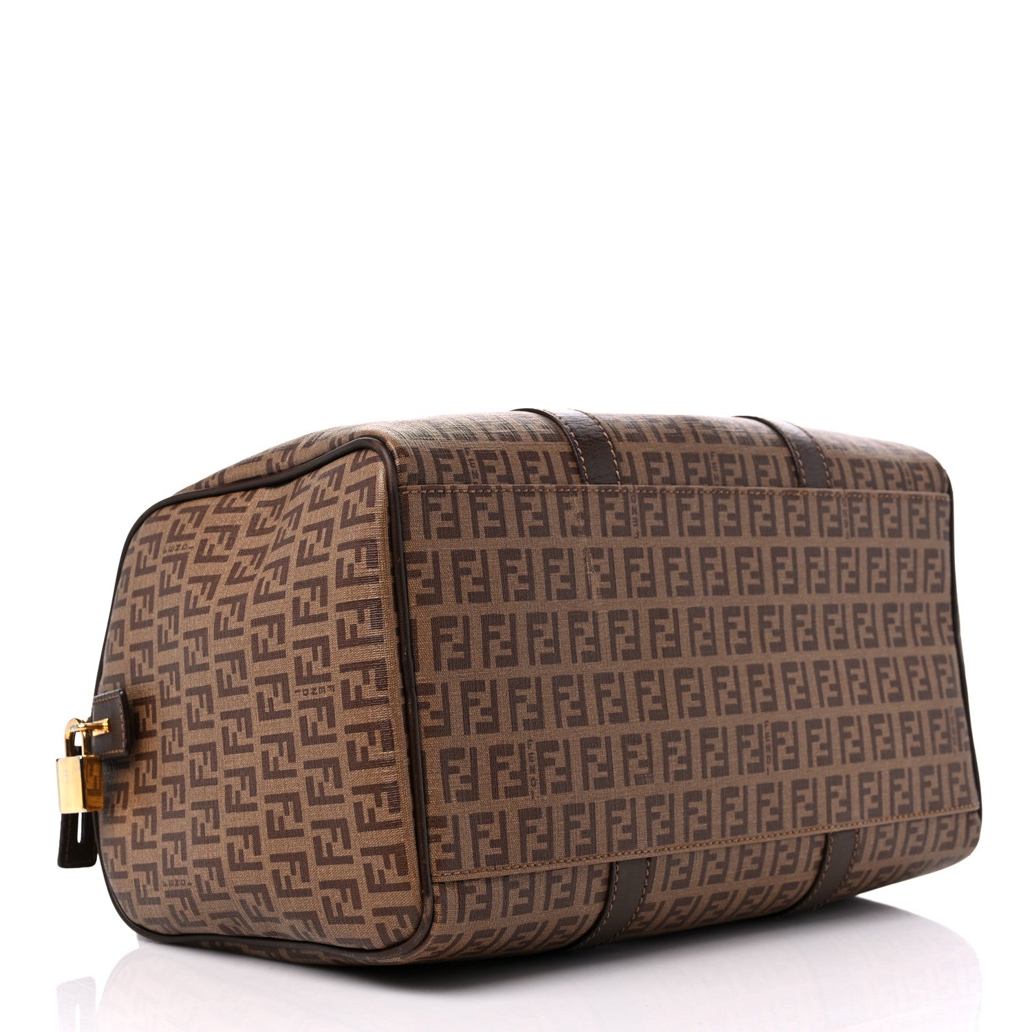 Fendi Zucchino Spalmati Vitello Boston Nocciola Castagna 4 of 14
