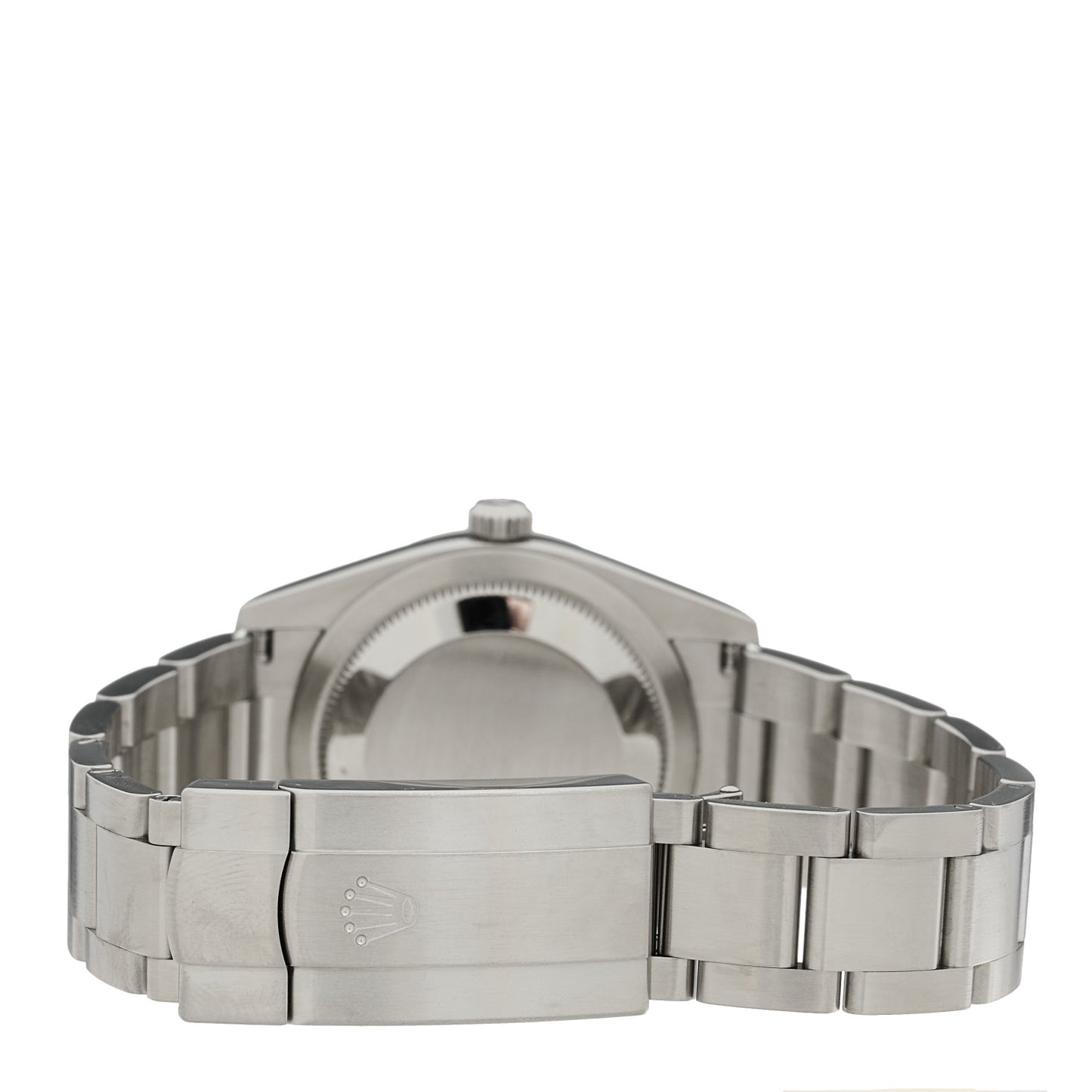 Stainless Steel 34mm Oyster Perpetual Watch Bright Blue 124200