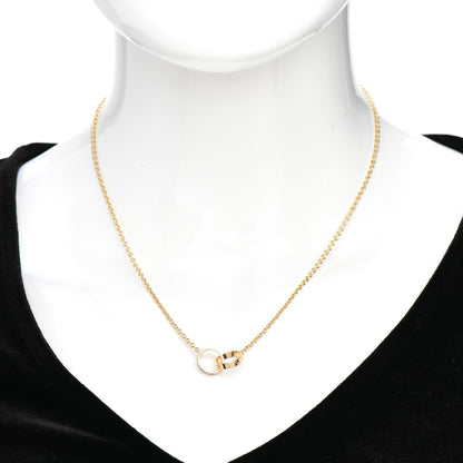 Cartier 18K Yellow Gold Interlocking LOVE Necklace 2 of 6