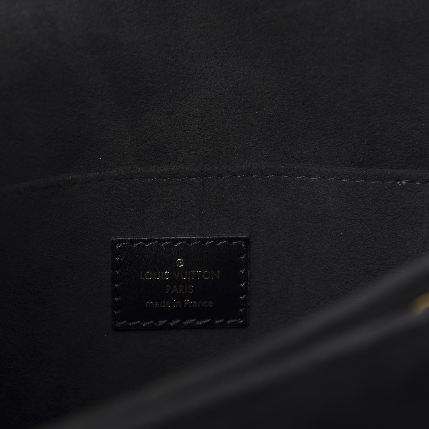 Louis Vuitton Smooth Calfskin Dauphine MM Black 6 of 11