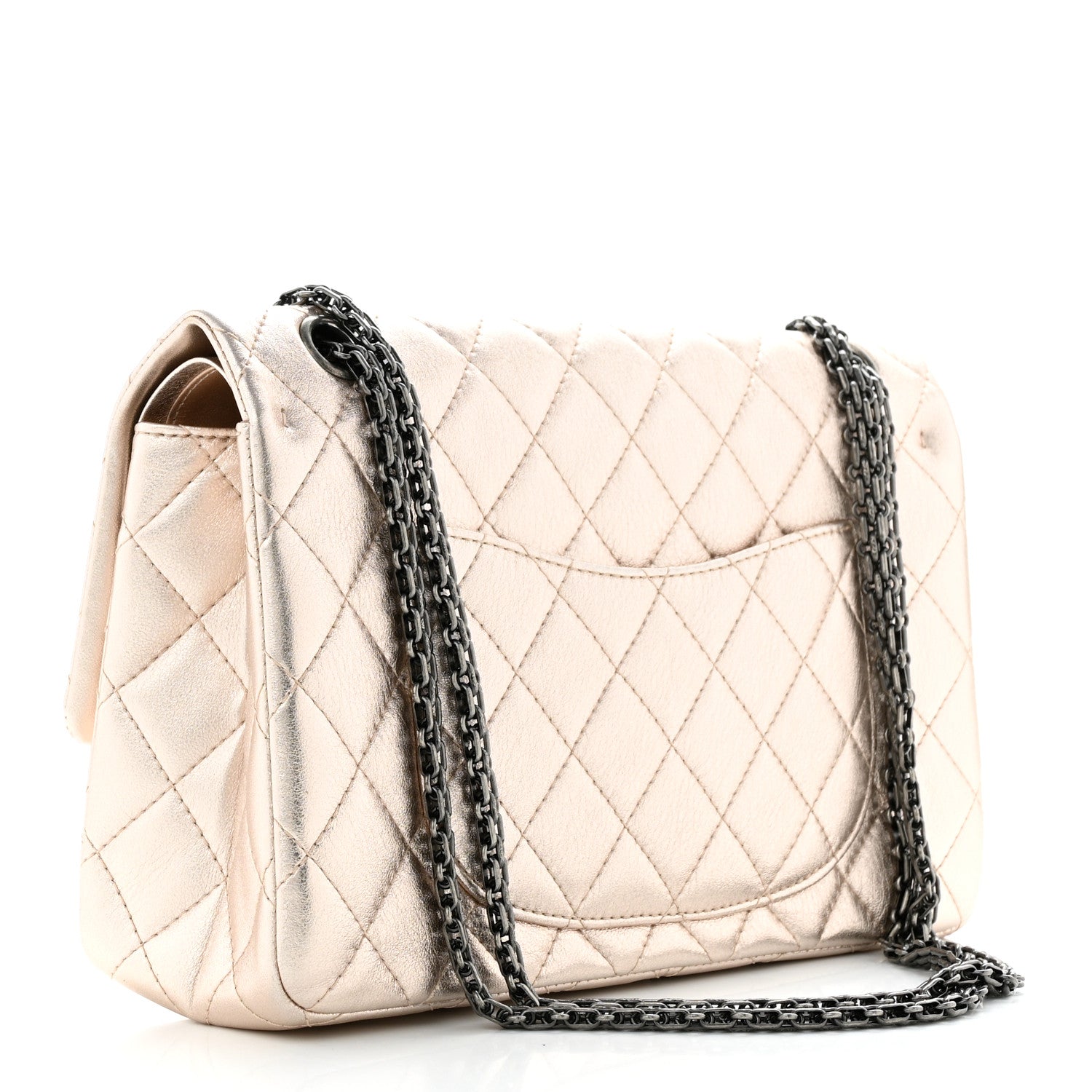 Chanel Metallic Calfskin Quilted 2.55 Reissue 226 Flap Gold 3 of 10