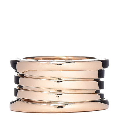 Bulgari 18K Yellow Gold B.Zero1 Four-Band Ring 53 6.5 3 of 4