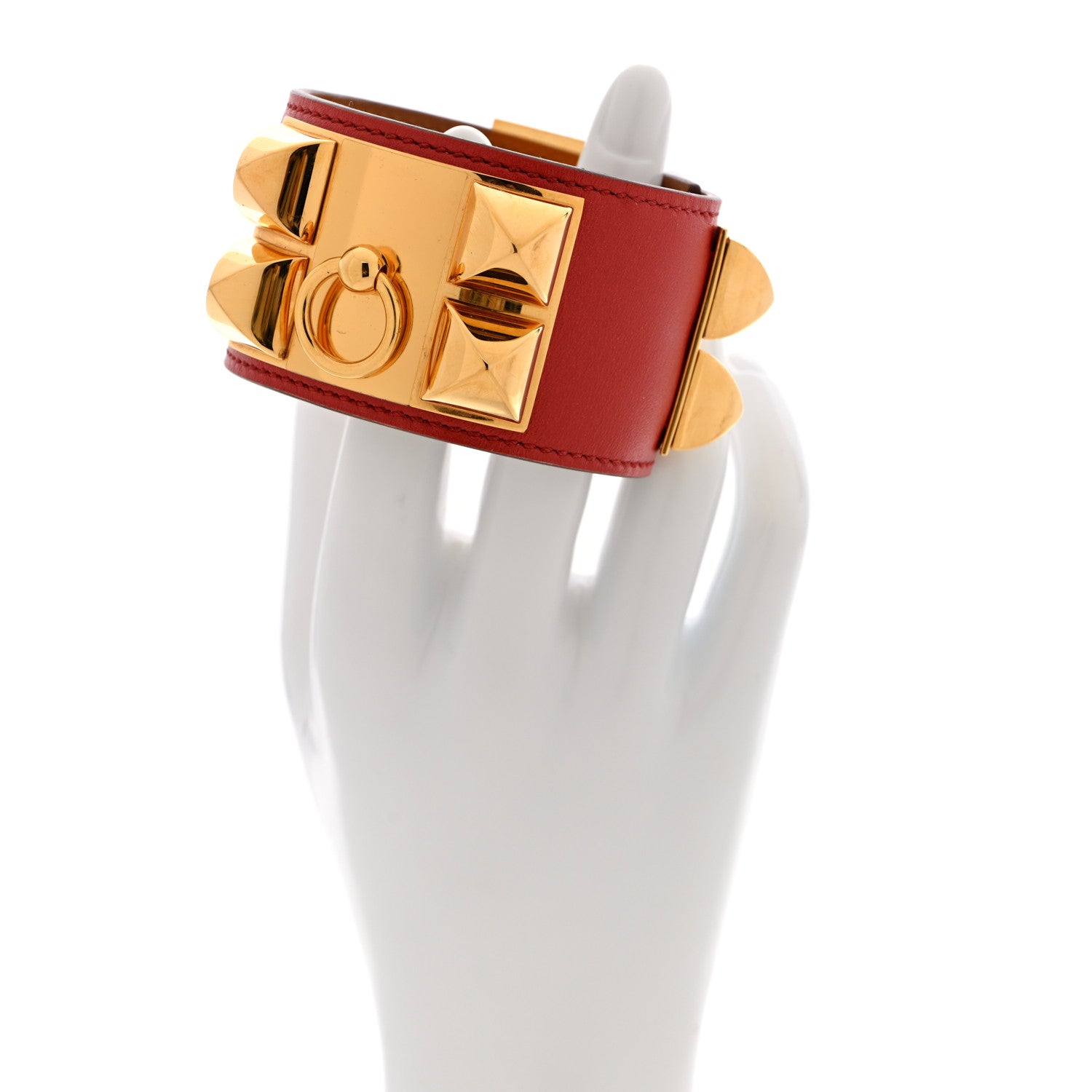 Hermes Swift Collier de Chien CDC Bracelet S Capucine 2 of 5