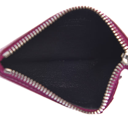 Saint Laurent Grained Calfskin 5 Fragments Zip Pouch Card Holder Pivoine 5 of 8