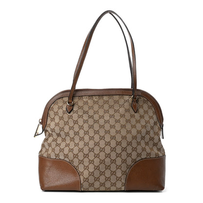 Gucci Monogram Medium Bree Shoulder Bag Beige Tabacco 1 of 5
