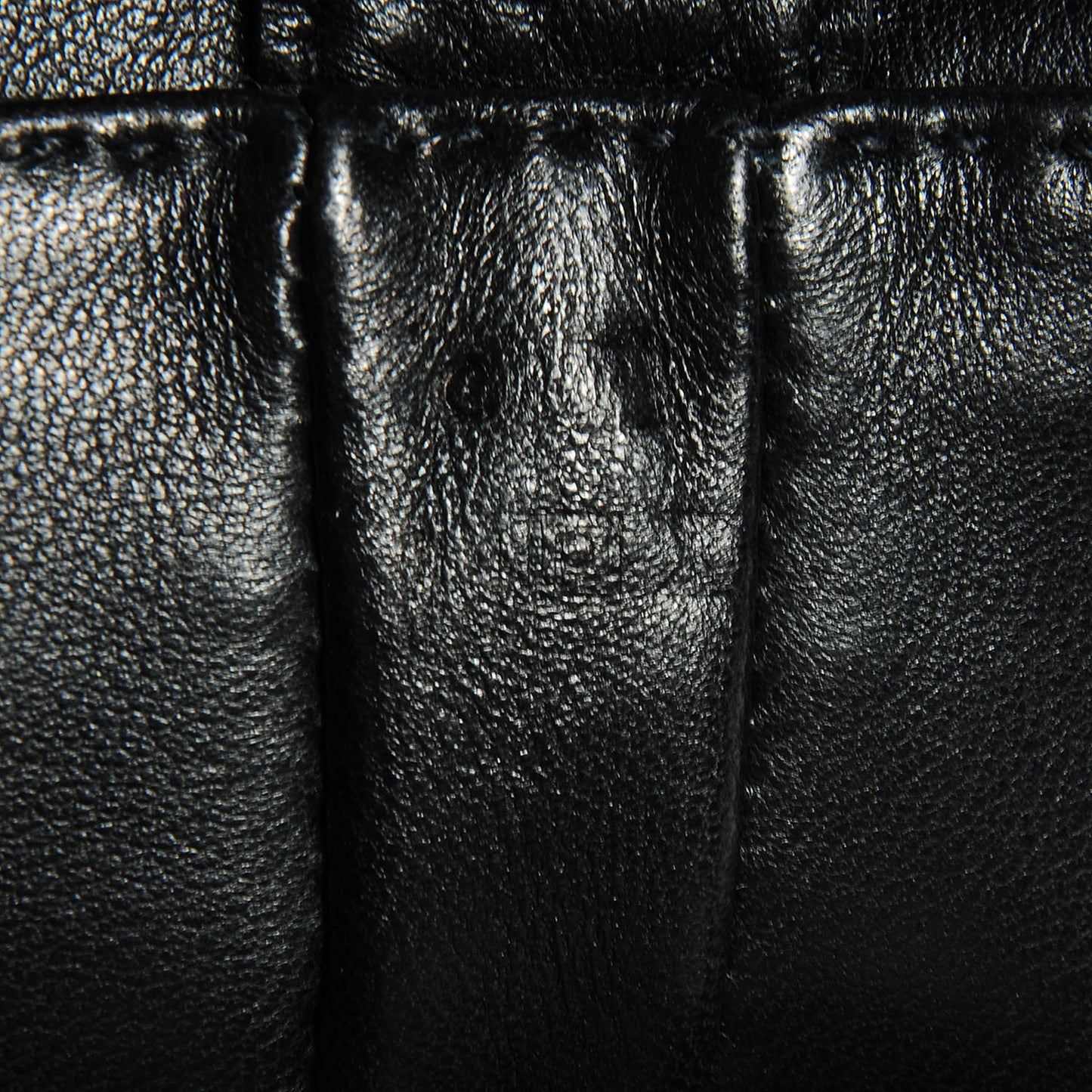 Lambskin Clou De Selle Pouch Black
