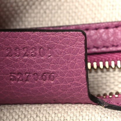 Gucci Pebbled Calfskin Medium Soho Shoulder Bag Fresia Rose 8 of 10