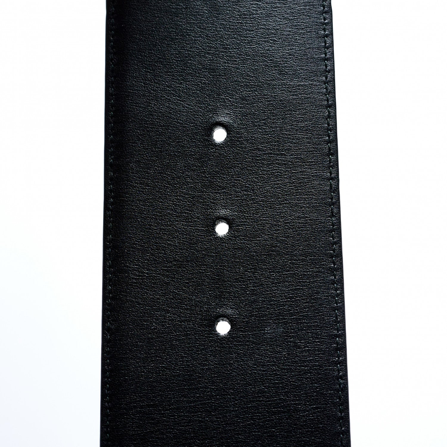 Chanel Calfskin Resin Gabrielle CC Logo Belt 95 38 Black White 5 of 9
