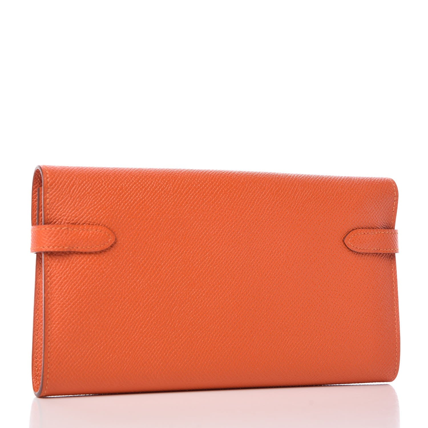 Hermes Epsom Kelly Longue Wallet Orange 3 of 9