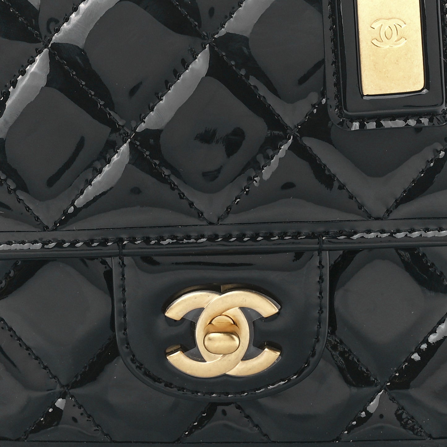 Patent School Memory Mini Top Handle Flap Black