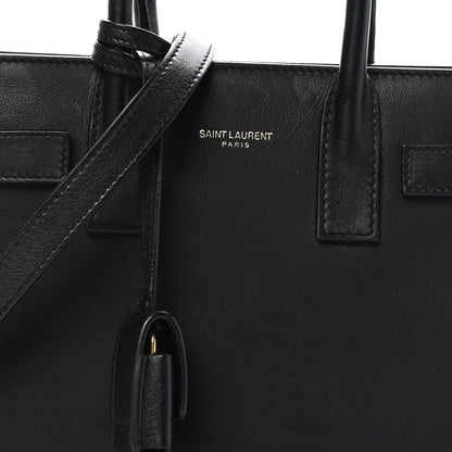 Saint Laurent Grained Calfskin Nano Sac De Jour Black 8 of 10