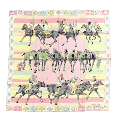 Hermes Silk Les Poneys De Polo Scarf 90 1 of 6