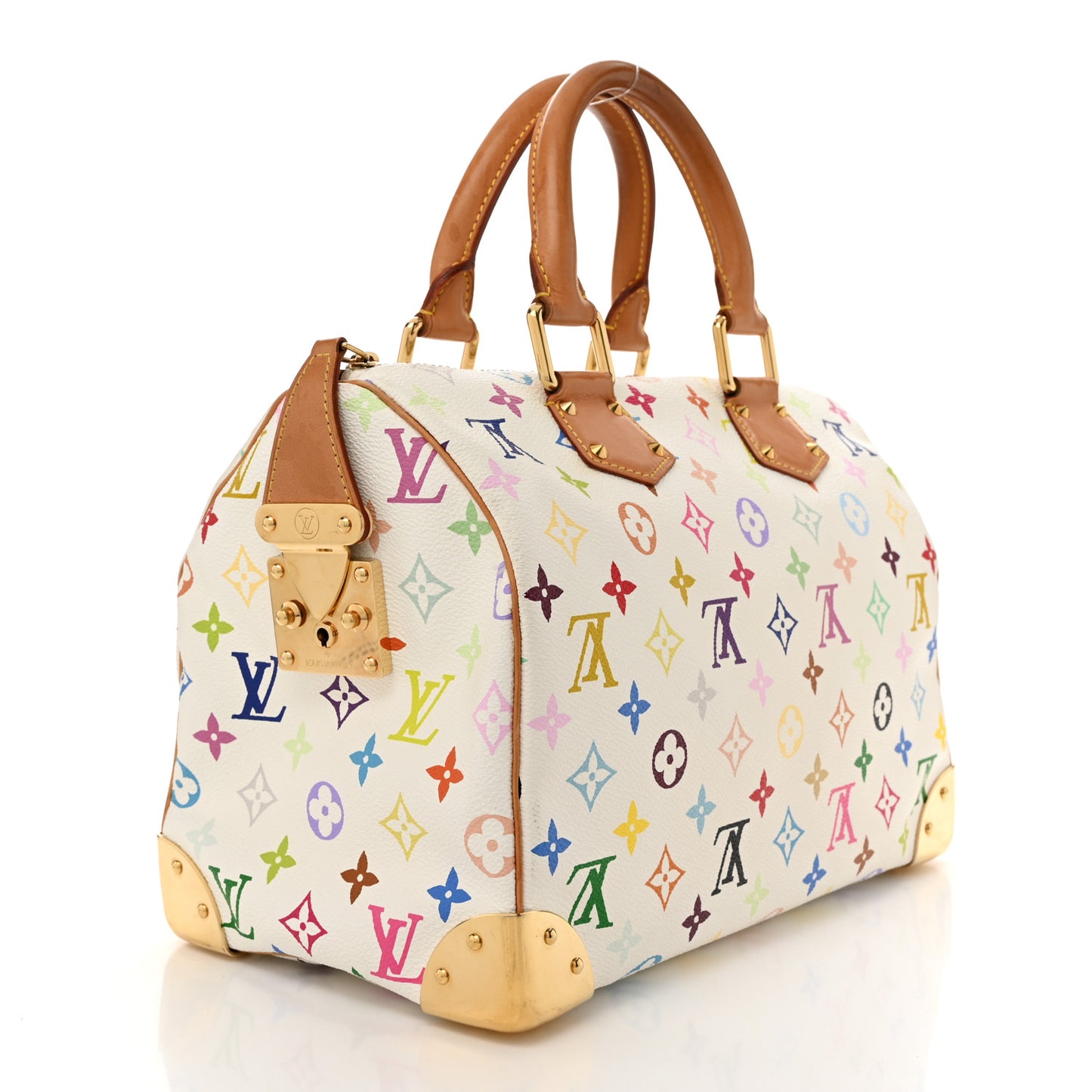 Monogram Multicolor Speedy 30 White