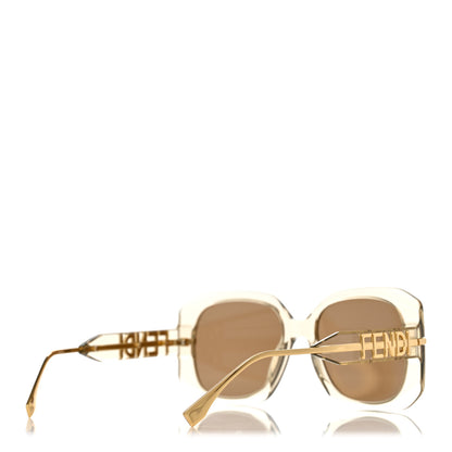 Fendi Acetate Fendigraphy Sunglasses FE40065I Gold 4 of 7