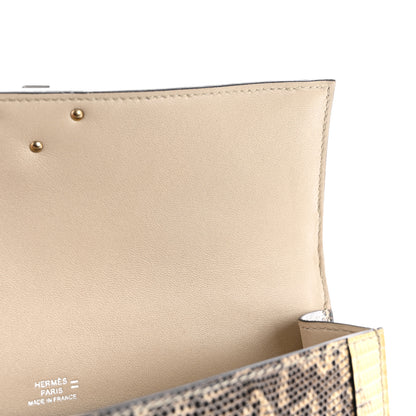 Hermes Lizard Fleche D'Or Clutch Ombre 8 of 10