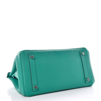 Hermes Epsom Birkin 30 Bleu Paon 4 of 9