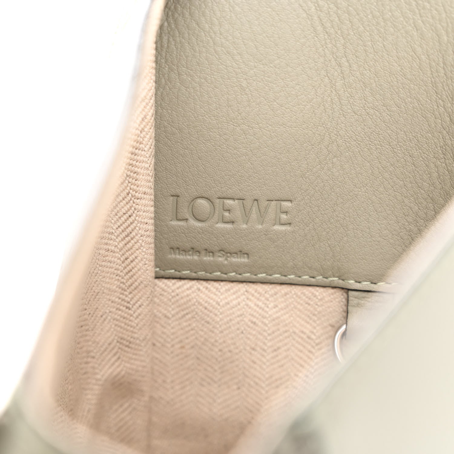 Loewe Grained Calfskin Small Hammock Shoulder Bag Blue Beige Multicolor 6 of 9