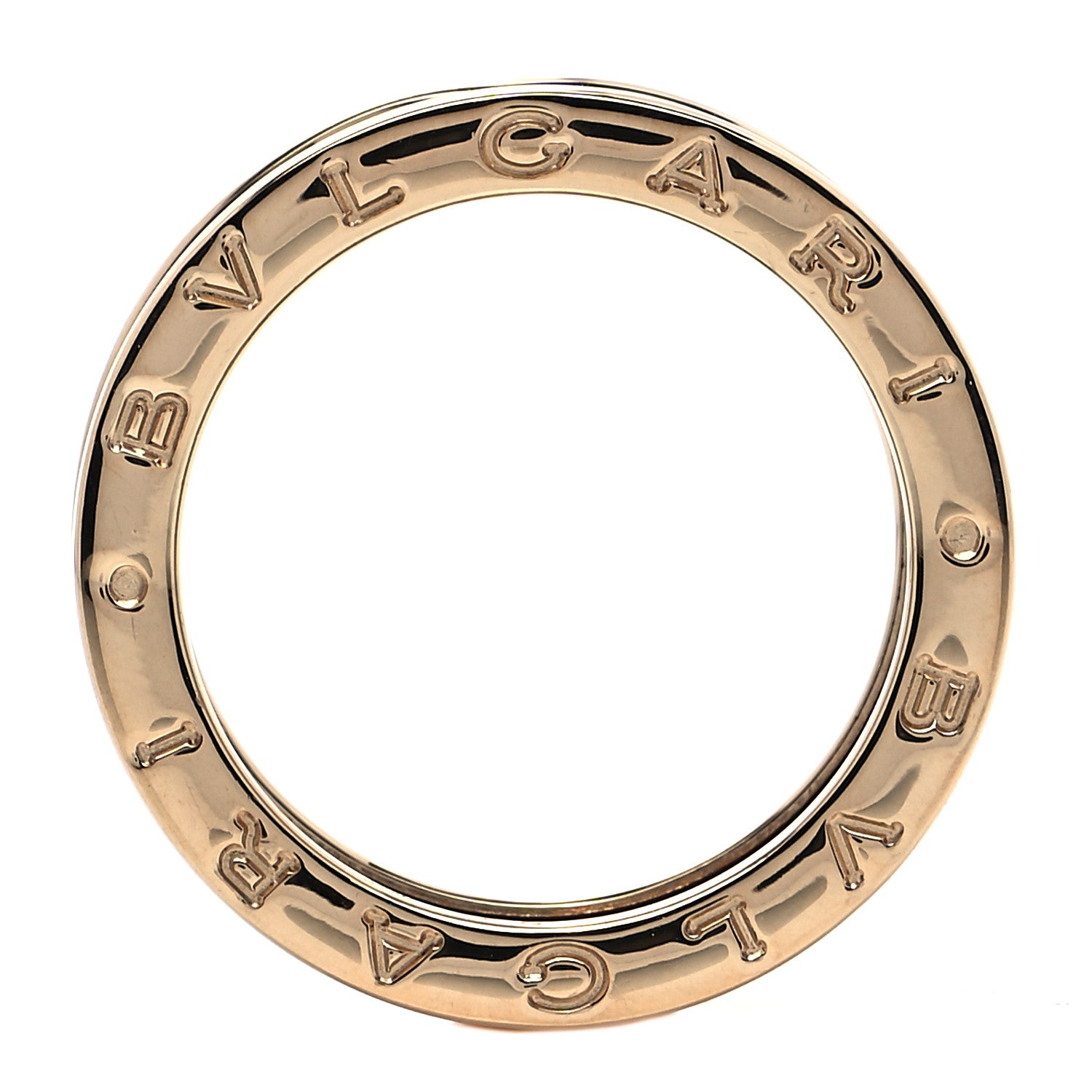 Bulgari 18K Yellow Gold B.Zero1 Three-Band Ring 53 6.25 10 of 10