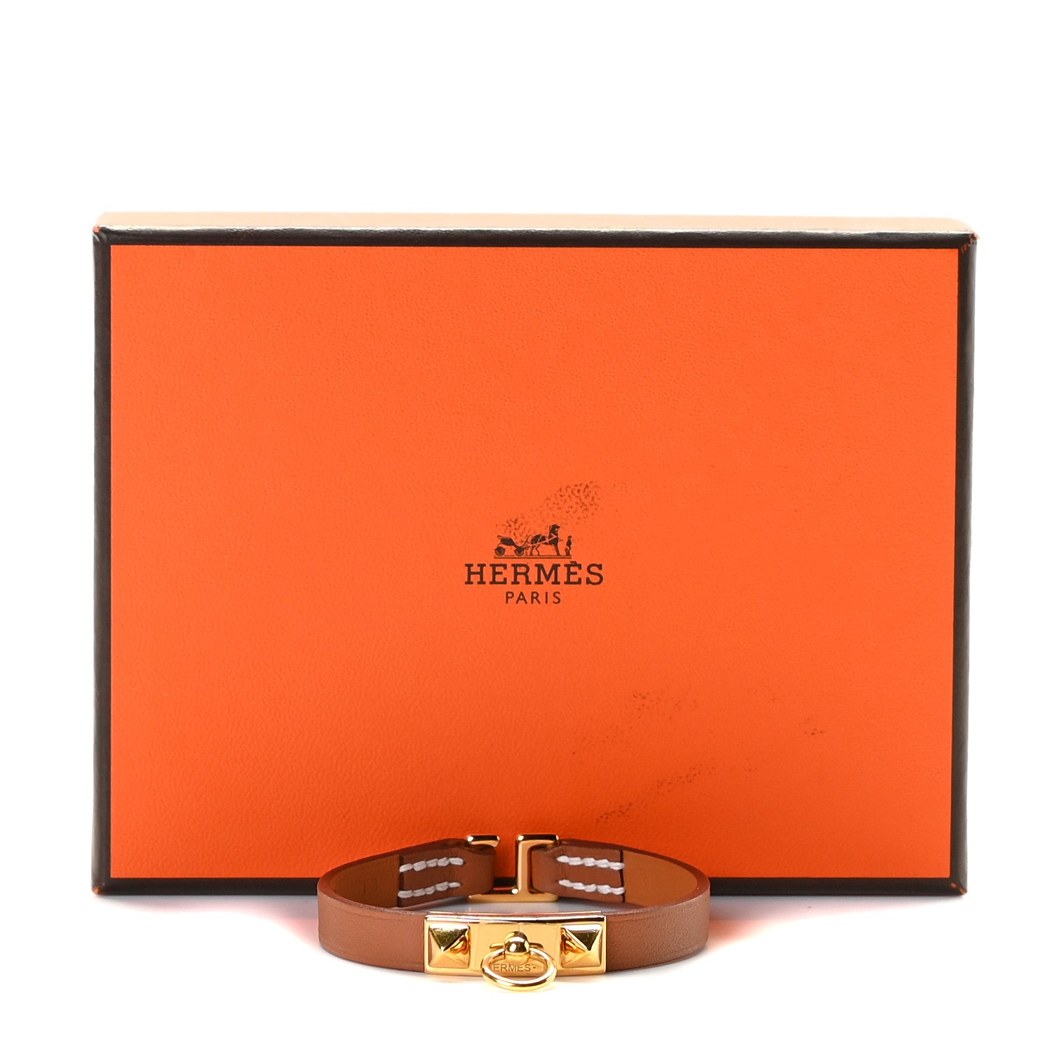 Hermes Swift Rivale Micro Bracelet T3 Gold 5 of 5