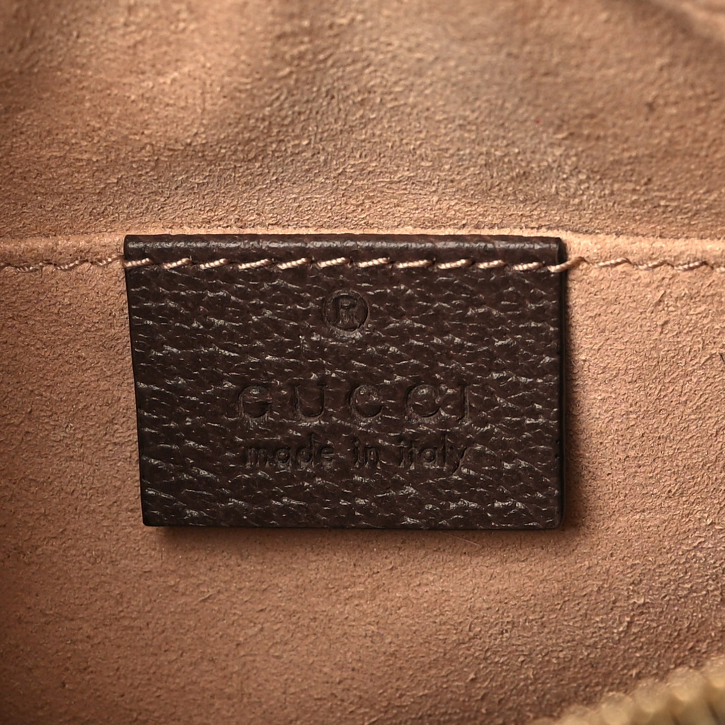 GG Supreme Monogram Web Mini Ophidia Shoulder Bag Brown