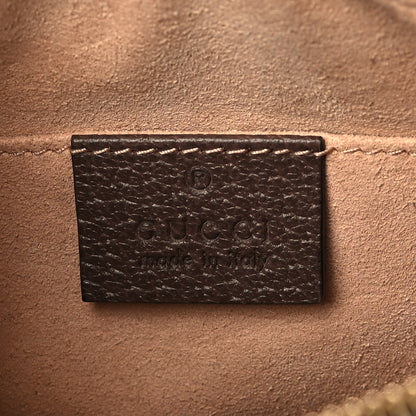 Gucci GG Supreme Monogram Web Mini Ophidia Shoulder Bag Brown 7 of 11