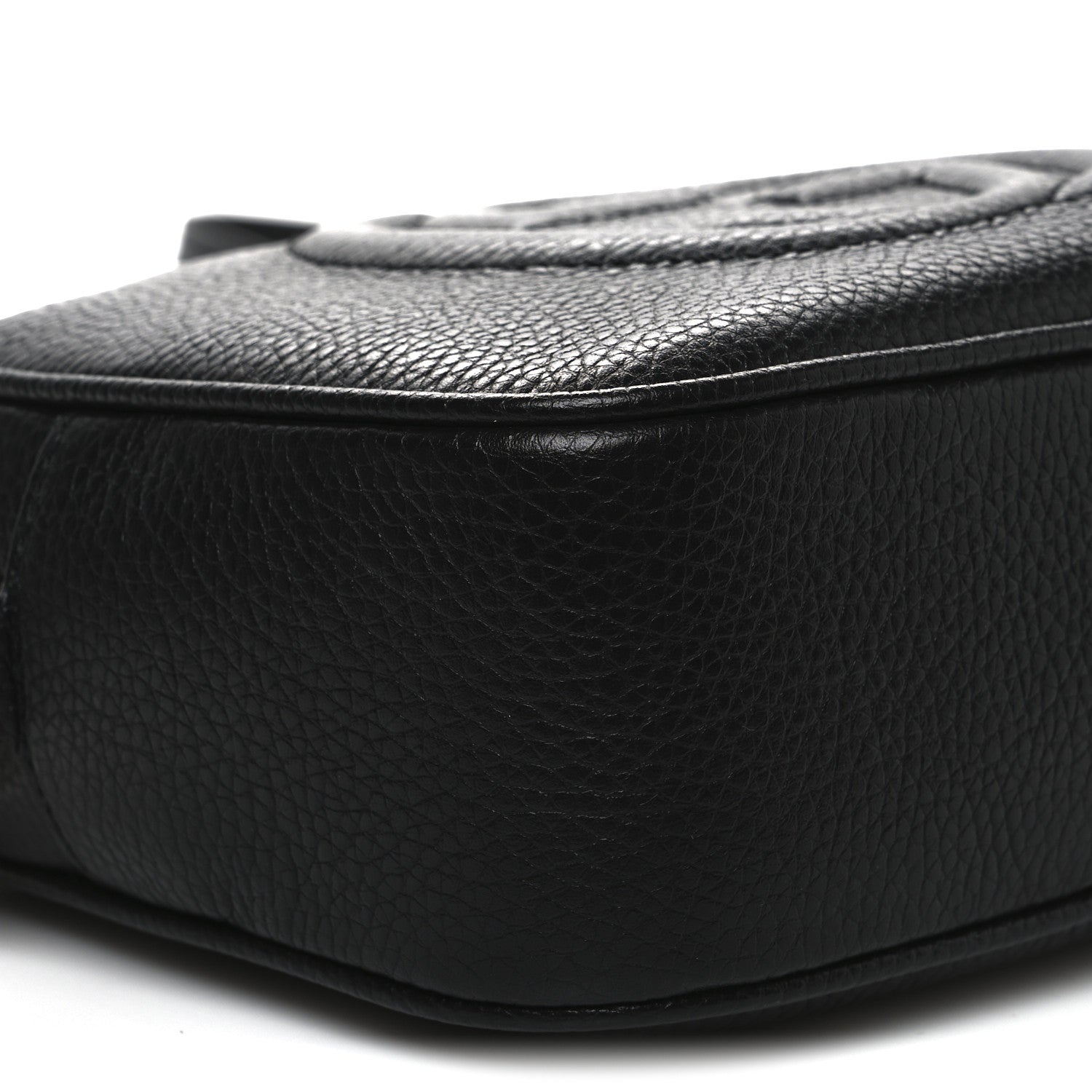Gucci Pebbled Calfskin Small Soho Disco Bag Black 9 of 10