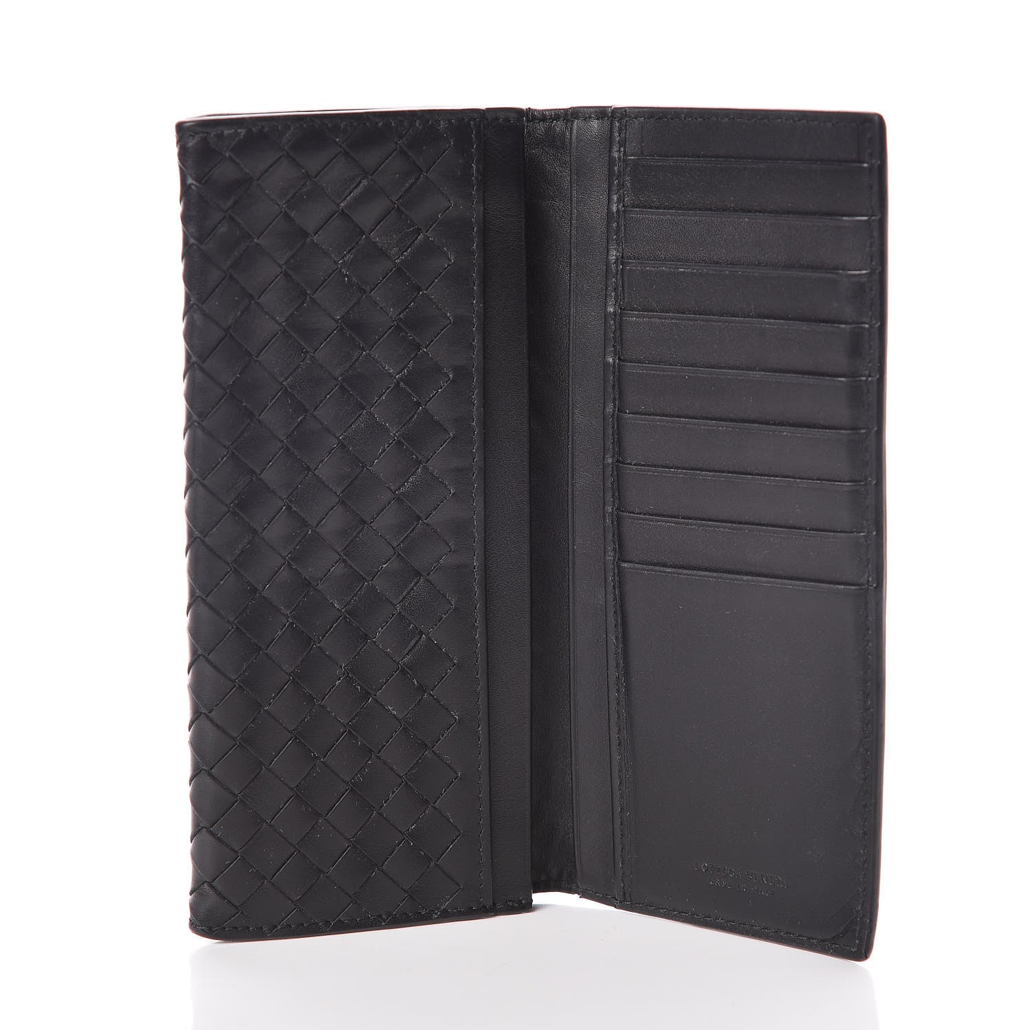 Bottega Veneta Nappa Intrecciato Flap Wallet Black 5 of 6