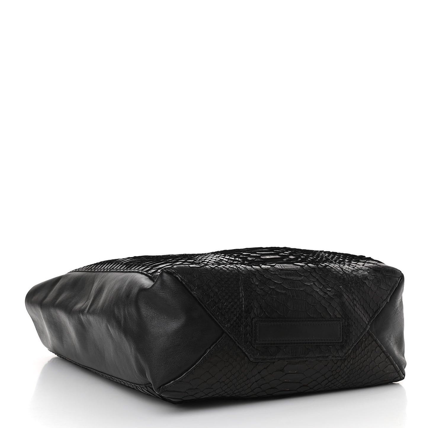 Python Vertical Cabas Black