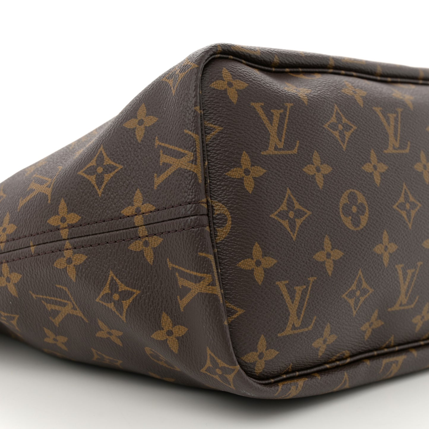 Monogram Inside Out Neverfull Bandouliere MM Sari Red