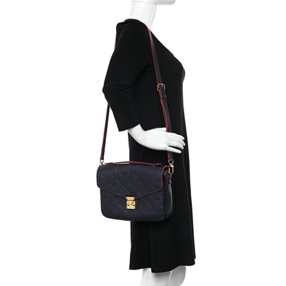 Louis Vuitton Empreinte Pochette Metis Marine Rouge 2 of 18