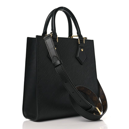 Louis Vuitton Epi Sac Plat BB Black 3 of 8