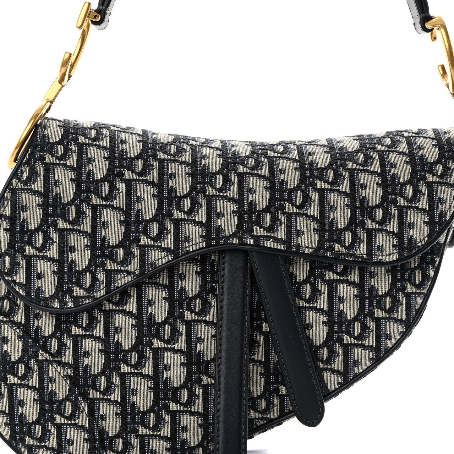 Oblique Saddle Bag Blue