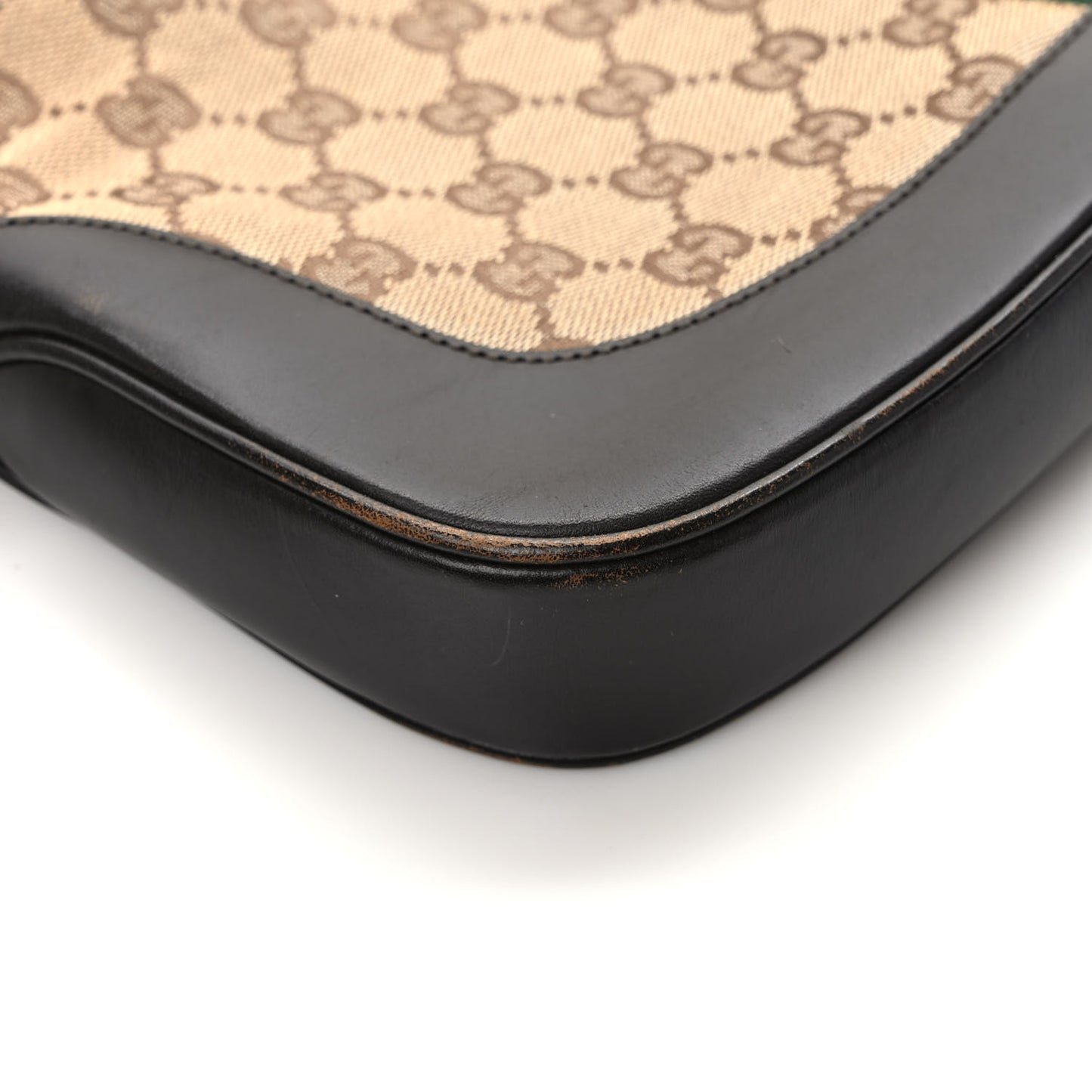 Monogram Web Jackie O Hobo Dark Brown