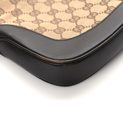 Gucci Monogram Web Jackie O Hobo Dark Brown 8 of 13