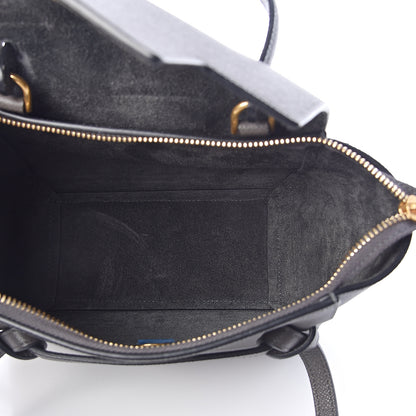 Celine Grained Calfskin Nano Belt Bag Grey 5 of 9