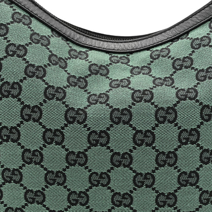 Gucci Monogram Half Moon Hobo Green 8 of 10