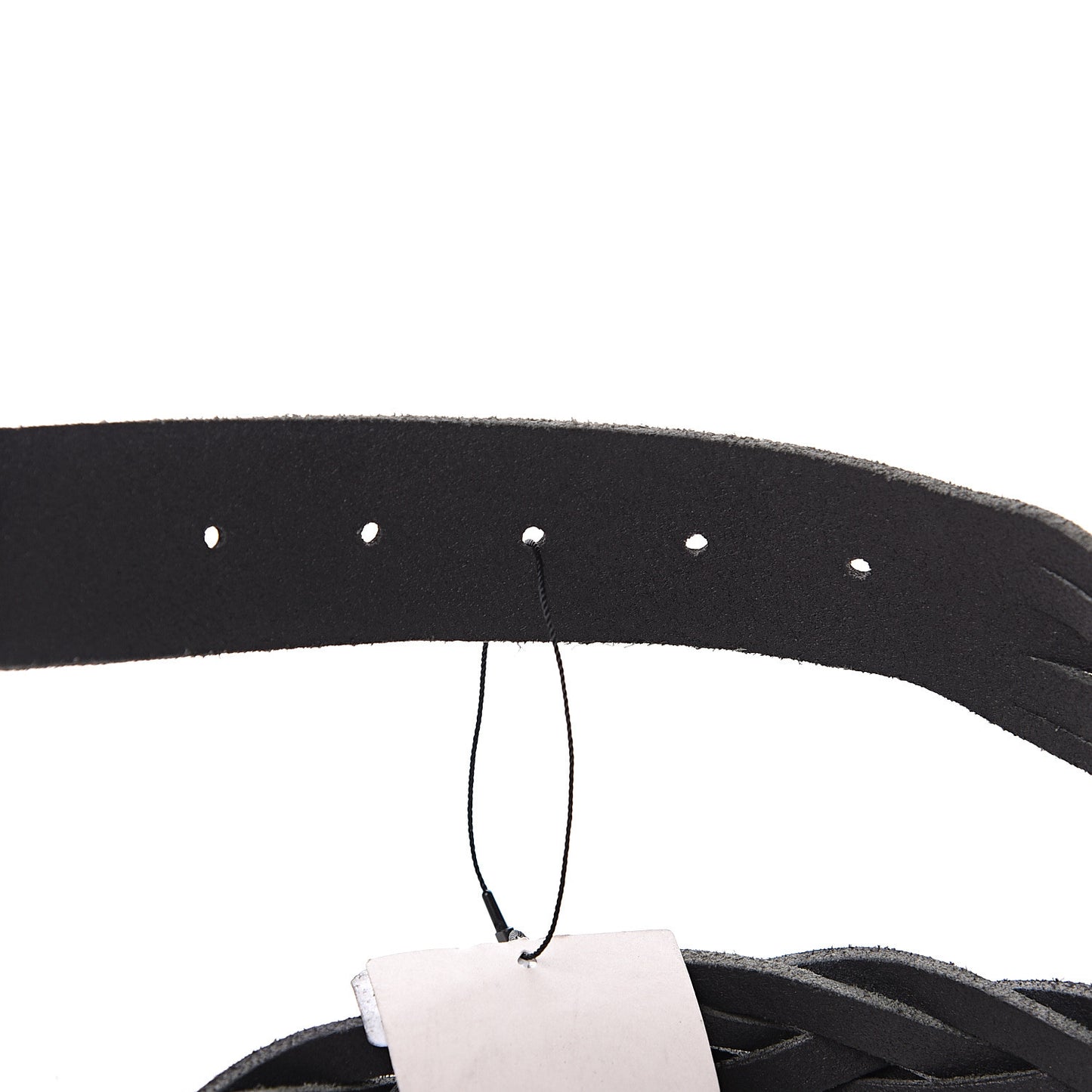 Calfskin Dionysus Braided Belt 95 38 Black