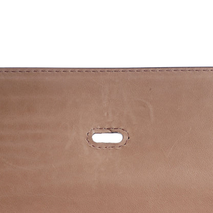 Gucci Leather Handmade Large Top Handle Bag Taupe 8 of 11