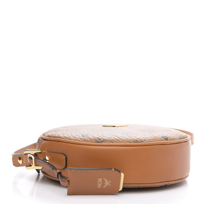MCM Visetos Medium Heritage Tambourine Cognac 4 of 9