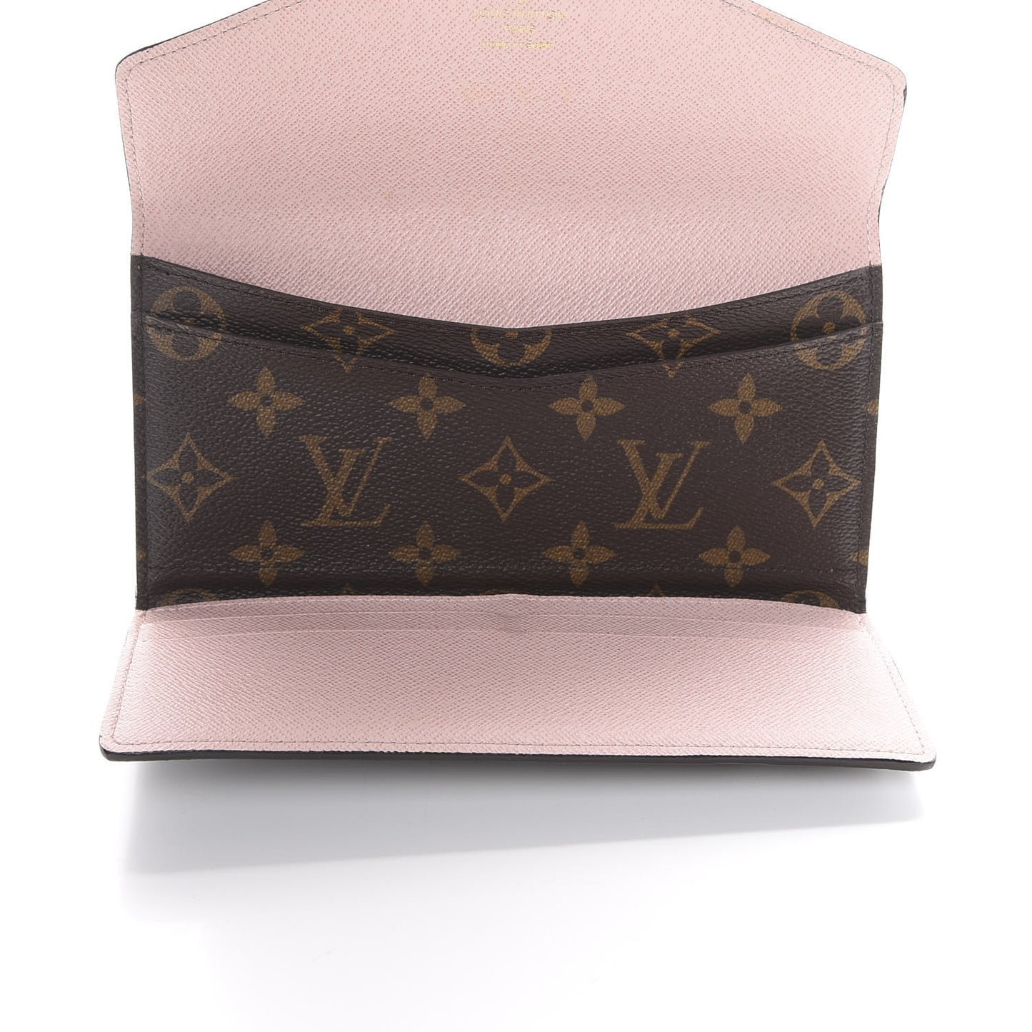 Monogram Josephine Wallet Rose Ballerine