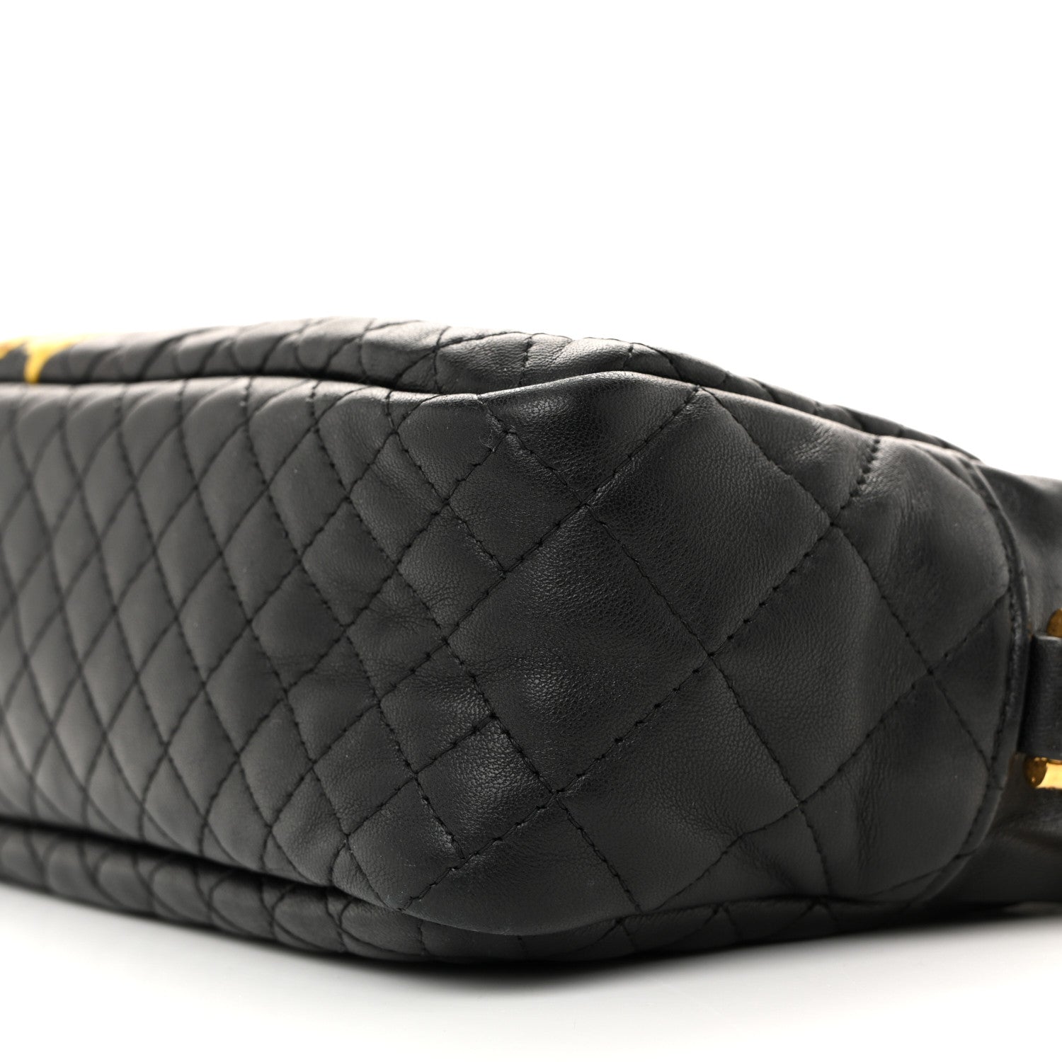 Versace Nappa Quilted Icon Printed Small Camera Bag Black 9 of 12