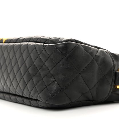 Versace Nappa Quilted Icon Printed Small Camera Bag Black 9 of 12