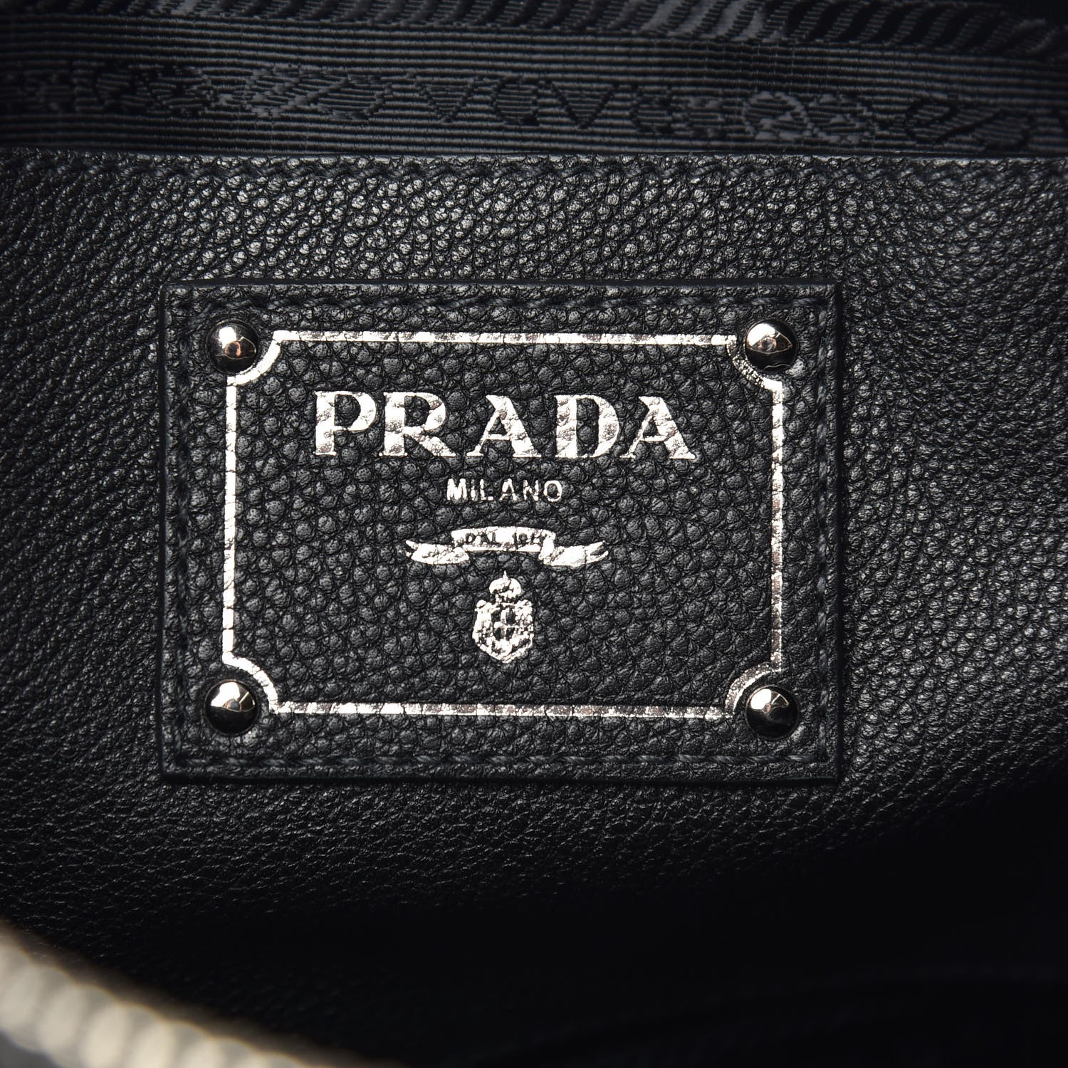 Prada Vitello Phenix Shopping Satchel Black 6 of 9