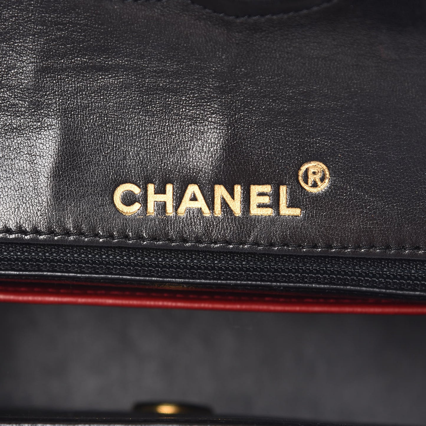 Lambskin Quilted Mini Square Flap Navy Blue