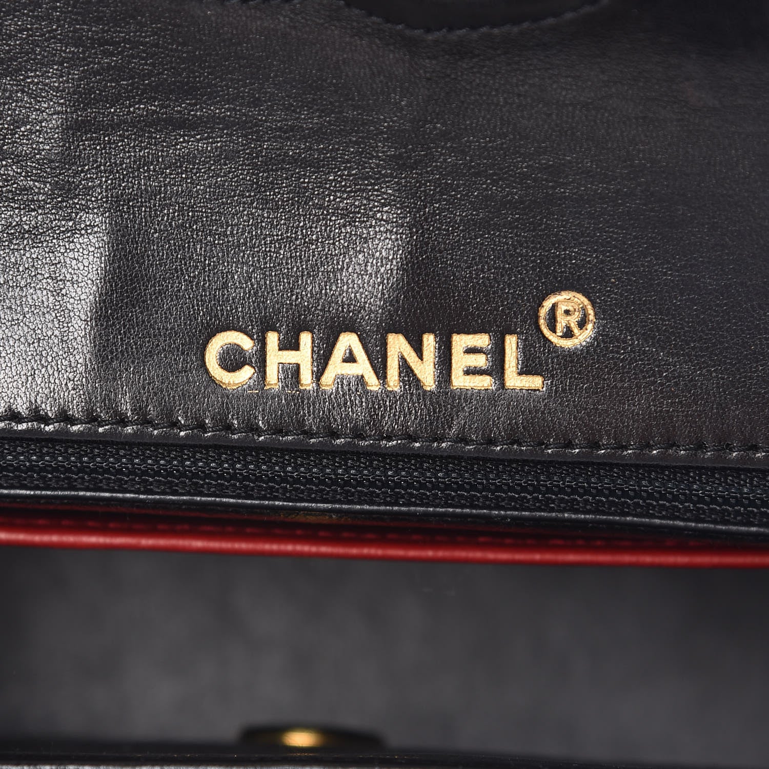 Chanel Lambskin Quilted Mini Square Flap Navy Blue 6 of 17